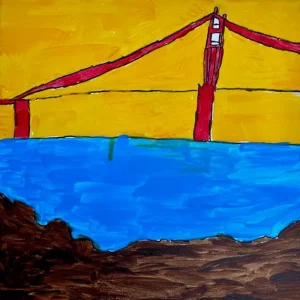 Painting of the Golden Gate Bridge